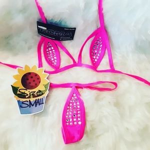 Rhinestone Bikini Set